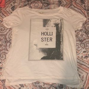 White Hollister Tee
